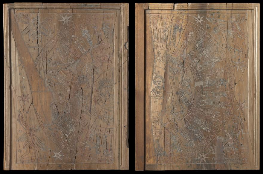Tablettes zodiacales conservées au MAN de Saint-Germain-en-Laye 