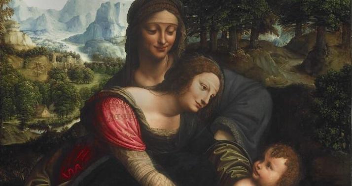 La Vierge, sainte Anne et l'Enfant Jésus