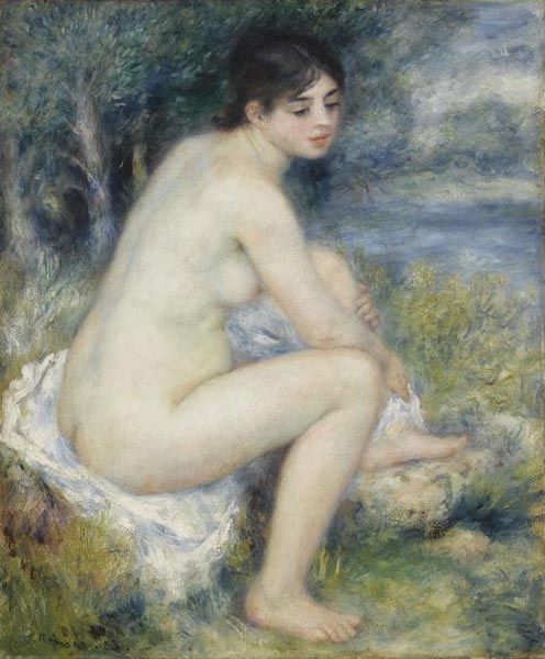 Femme Nue dans un Paysage - Pierre Auguste Renoir - 1883