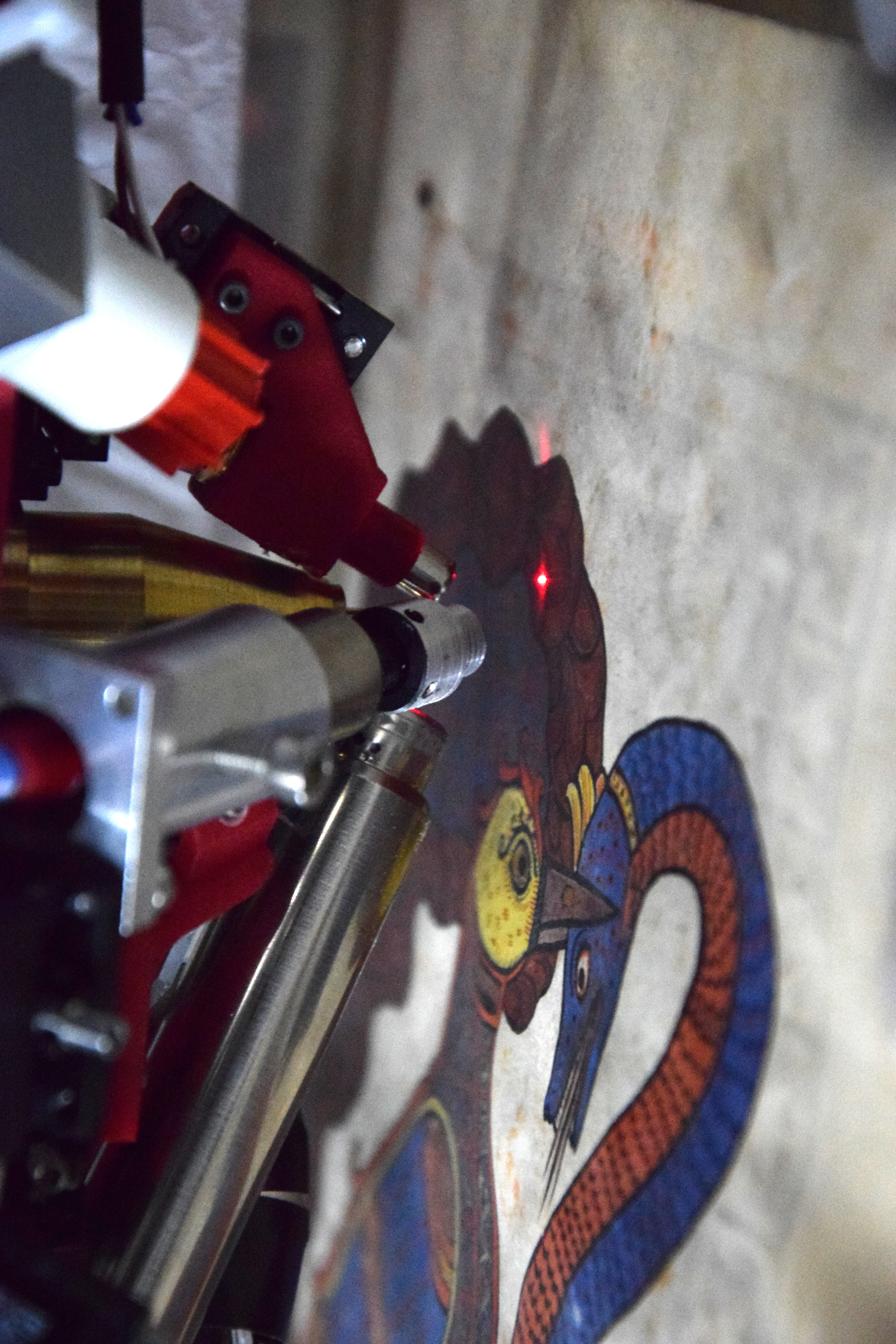 Œuvre durant un scan RF