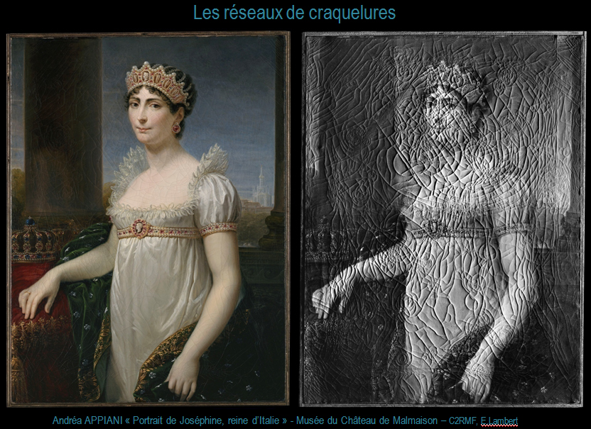 Portrait de Joséphine, reine d'Italie - lumière réfléchie et lumière rasante de droite