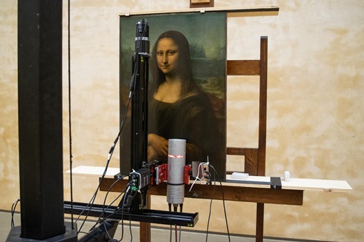 Analyse par fluorescence X, ISTAR, Monna Lisa dite la Joconde, Léonard de Vinci, DP, Musée du Louvre
