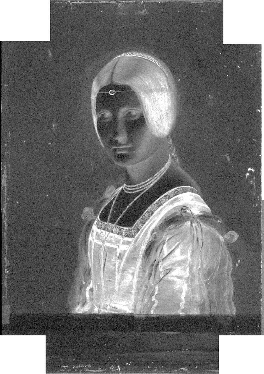 Cartographie de la répartition du fer. Fe_lin 