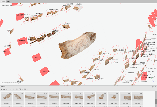 Les Biches de Chaffaud - Musée de Cluny - Vue logiciel