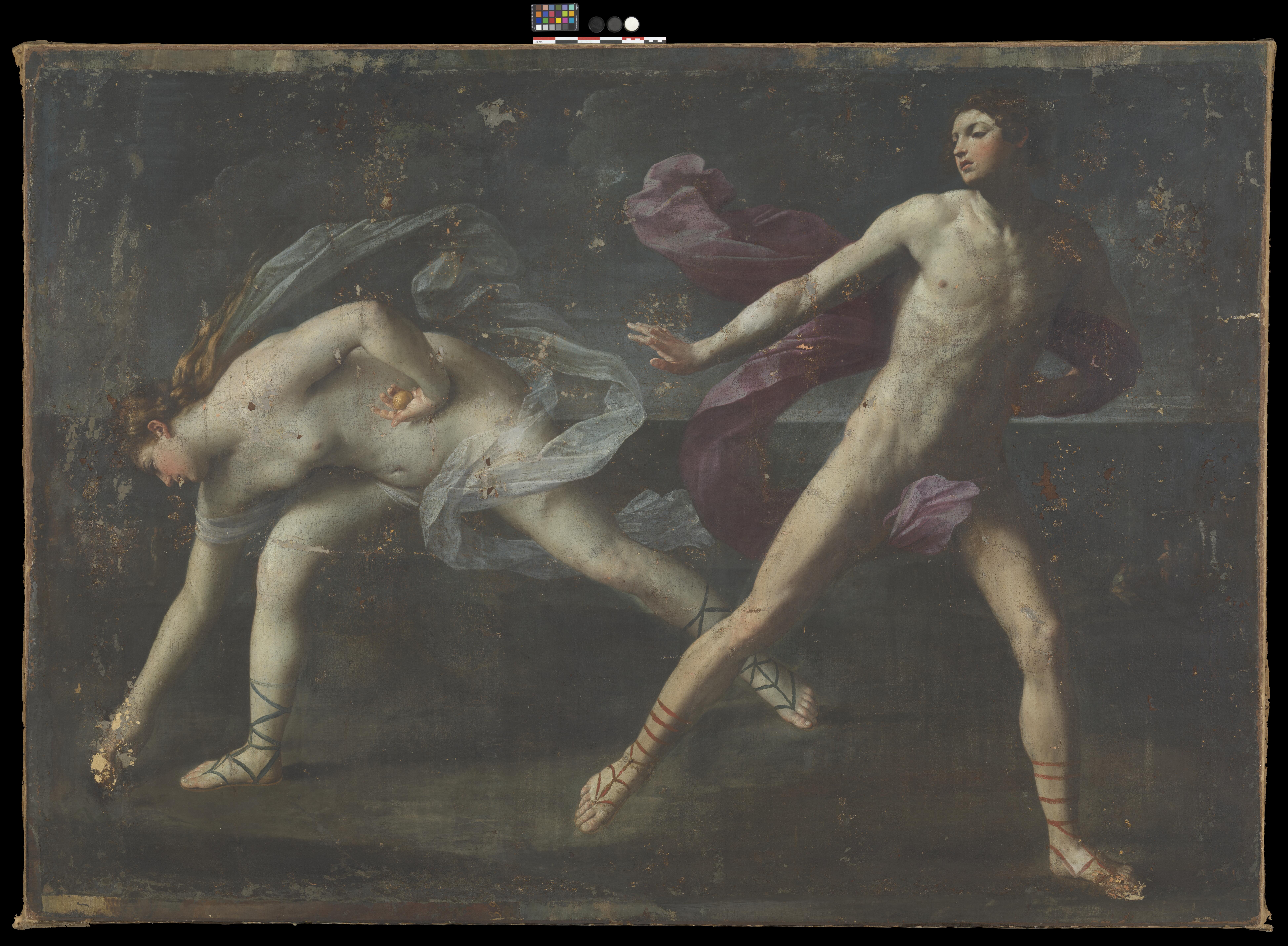 Hippomène et Atalante, image numérique en lumière réflechie - Le Guern Nicolas