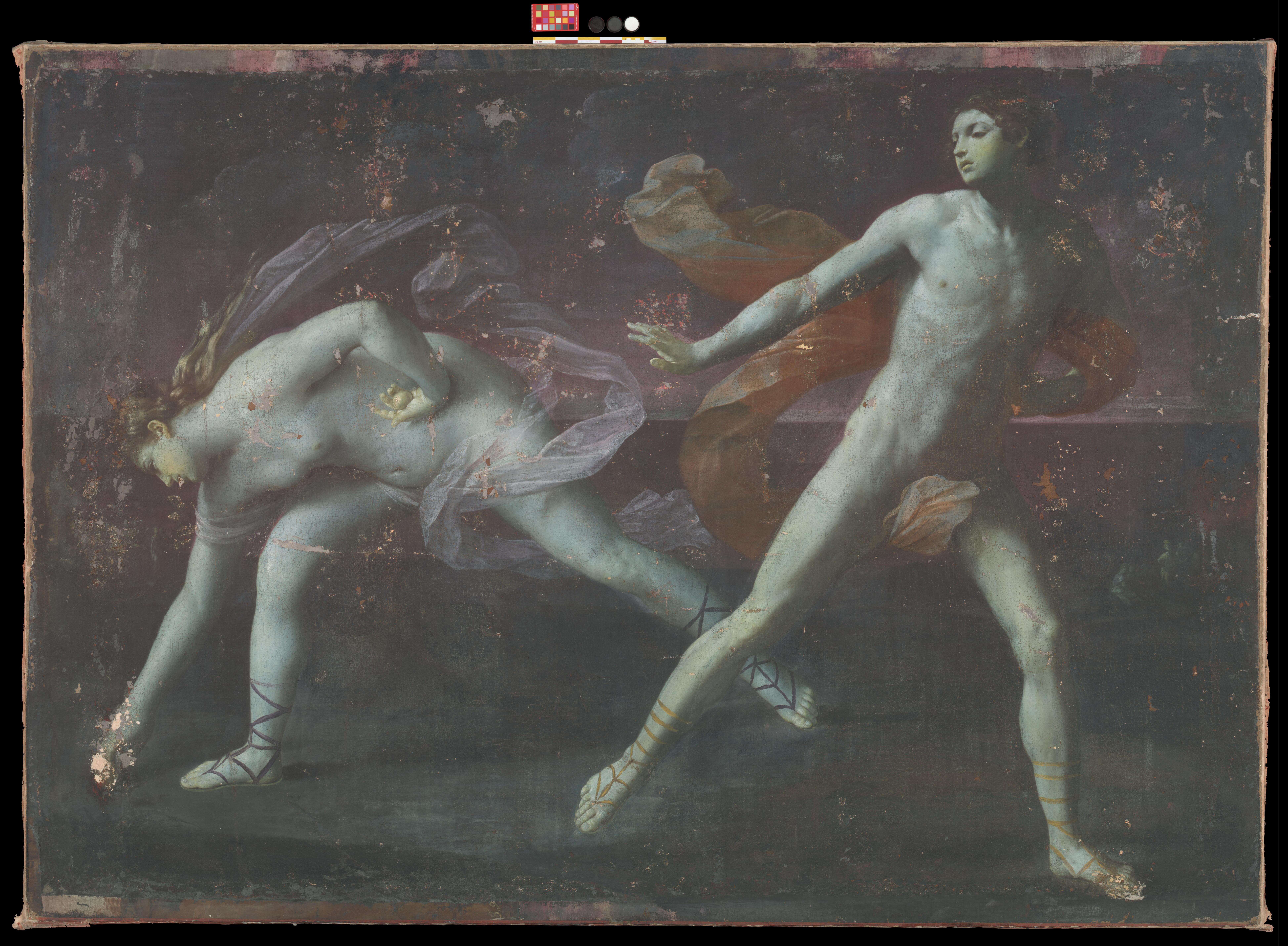 Hippomène et Atalante, image numérique en lumière infrarouge - Le Guern Nicolas