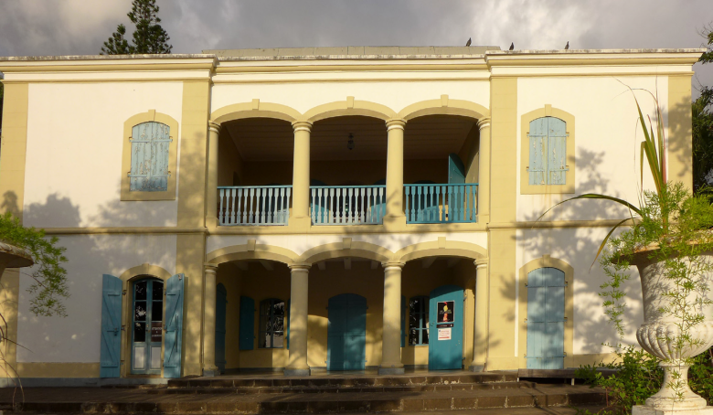 façade ouest, Maison Desbassayns, musée historique de Villèle (La Réunion)