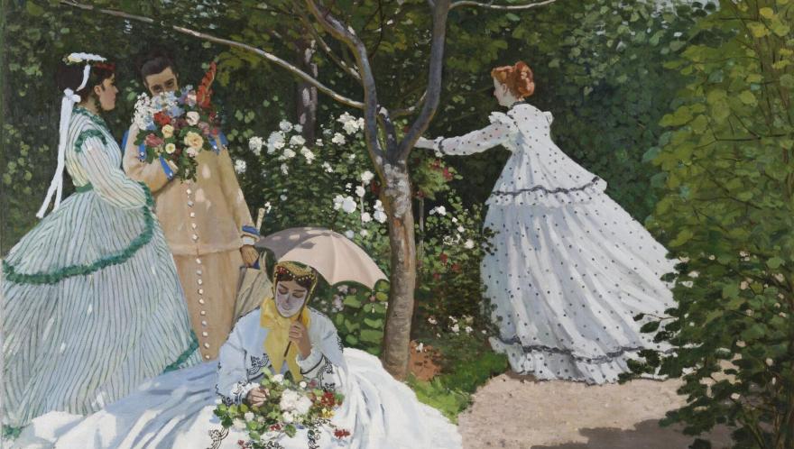 Femmes au Jardin, Claude Monet 
